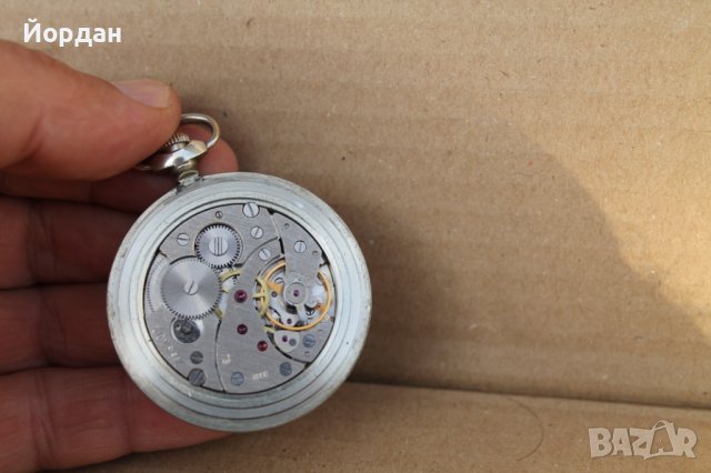 СССР джобен часовник ''Молния'' 50 мм, снимка 8 - Антикварни и старинни предмети - 42291046