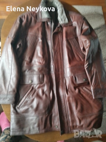 Кожена полошуба, снимка 4 - Якета - 53369707