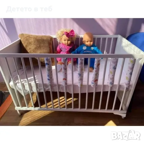 Отделни обиколници за бебешка кошара с решетка, снимка 1