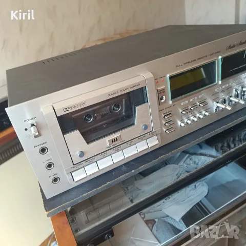 Триглав касетен дек Fisher_CR-5150 с оригинално дистанционно, снимка 3 - Декове - 56138170