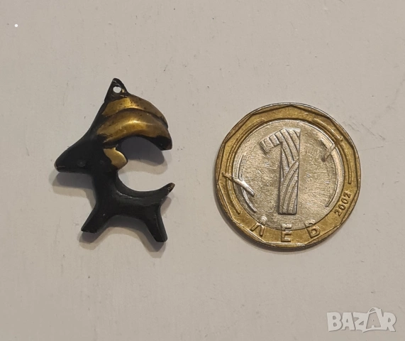 медальон или малка фигурка на антилопа козирог Herta Baller