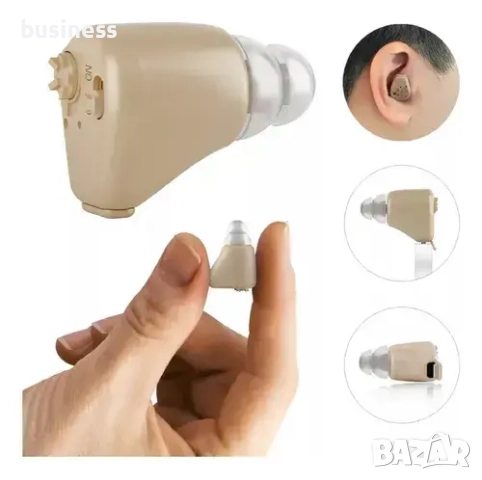 Мини слухов апарат/слушалка хендсфрий XB-101,128 dB, 3 аксесоара,, снимка 3 - Други - 51949238