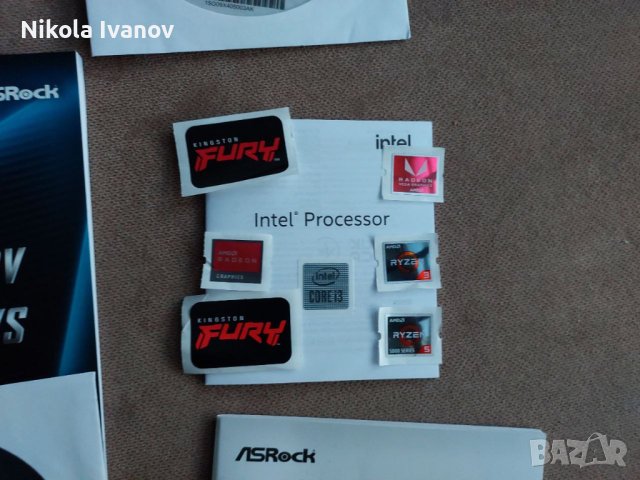 Дискове и упътвания от дънни платки/видеокарти disk manual from motherboard H610M B550M H470M H610M, снимка 5 - Други - 42526566