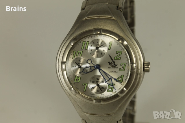 Мъжки Ръчен Кварцов Часовник SEA SURFER, снимка 3 - Мъжки - 51773297