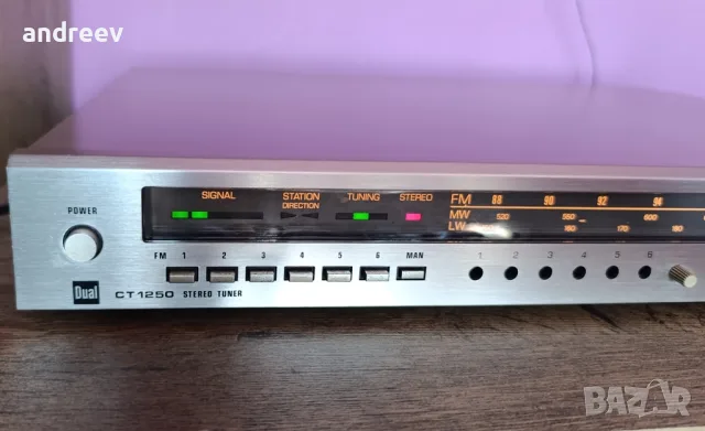 Dual CT 1250 стерео тунер, снимка 2 - Ресийвъри, усилватели, смесителни пултове - 56157131
