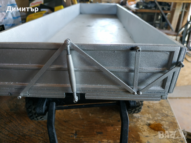 самосвално  хидравлично ремарке за модел камион 1:14, снимка 8 - Коли, камиони, мотори, писти - 36465367