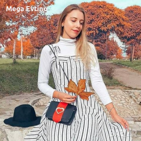 Дамска чанта от еко кожа , катарама сърце, снимка 2 - Чанти - 35937811