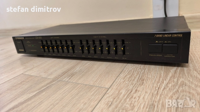 PIONEER GR 333 Стерео графичен еквалайзер 7 ленти Винтидж 1989, снимка 4 - Еквалайзери - 52927586