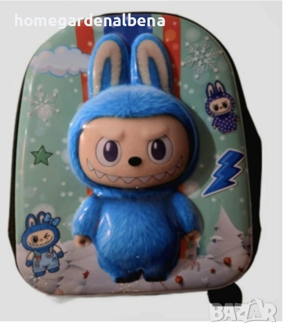 Детска раница Labubu 3D — 9 модела, 33×27×15 см, снимка 3 - Раници - 54125078