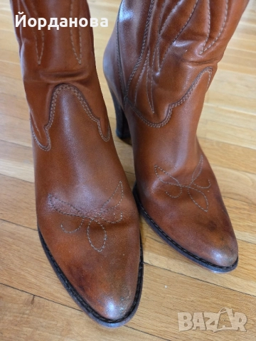 Каубойски ботуши ECCO 39 размер, снимка 4 - Дамски ботуши - 51595665