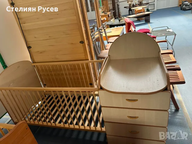 1005 детско легло кошарка 145/75см кошара с шкаф , снимка 5 - Кошарки - 50235430