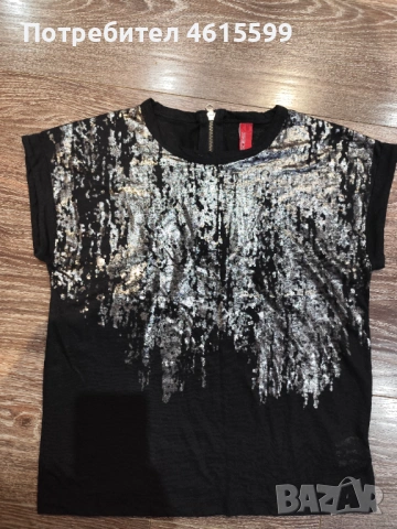 ефектна блузка, снимка 2 - Тениски - 53951298