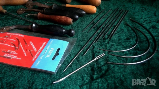 Стари сарашки кожарски тапицер инструменти по договаряне, снимка 7 - Други ценни предмети - 51263106