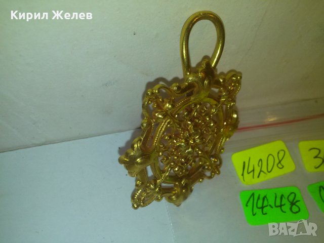 УНИКАЛНО БРОНЗОВО ПОЗЛАТЕНО СТАРИННО БИЖУ МАЙСТОРСКА ИЗРАБОТКА 14208, снимка 7 - Колекции - 29844009