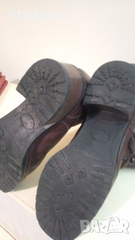 Дебели дамски ботуши, естествена кожа и вълна, снимка 13 - Дамски ботуши - 35130861