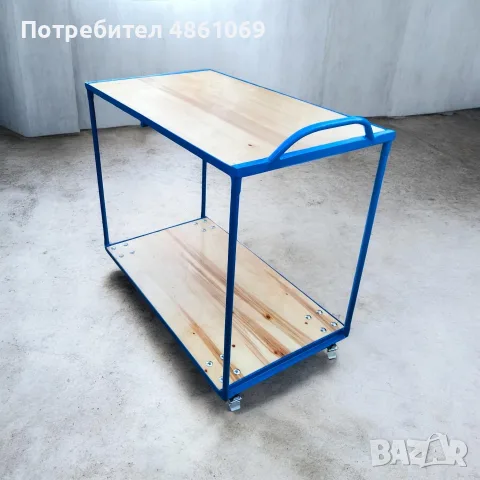 Индустриална транспортна количка / сервизна количка – ръчна изработка, снимка 2 - Други машини и части - 55754187
