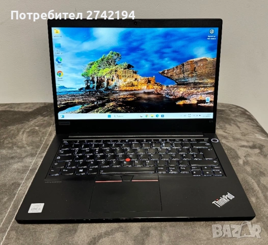 Лаптоп Lenovo ThinkPad E14, 14", Intel® Core™ i5-10210U, RAM 8GB, SSD 256GB