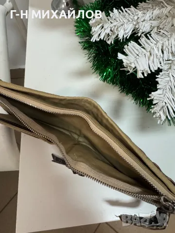 Мъжки портфейл от кожа на крокодил, снимка 5 - Портфейли, портмонета - 48564402