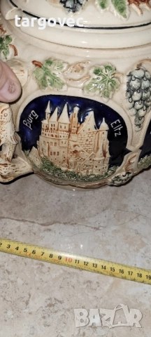 разкошен старинен немски супник, снимка 3 - Антикварни и старинни предмети - 52518733