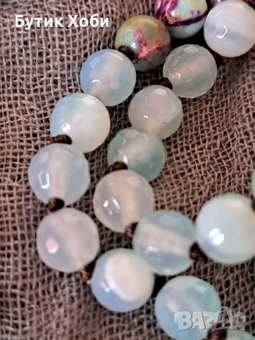 Колие от естествени полускъпоценни камъни, снимка 5 - Колиета, медальони, синджири - 38277449