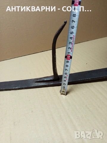 Стар Ръчно Кован Инструмент За Подрязване На Житни Класове Снопи Сено., снимка 17 - Антикварни и старинни предмети - 51032902