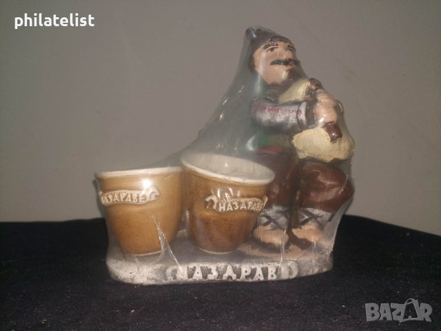 Комплект - Фигурка и 2 чаши - Наздраве !