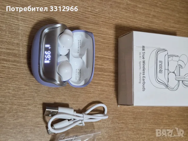 Donerton I66 True Wireless Earbuds, комплект безжични слушалки. Включва кутия за зареждане , снимка 3 - Bluetooth слушалки - 55958065