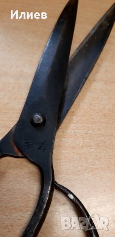 Голяма възрожденска кована ножица. Стара ножица Solingen, снимка 4 - Други ценни предмети - 40873511