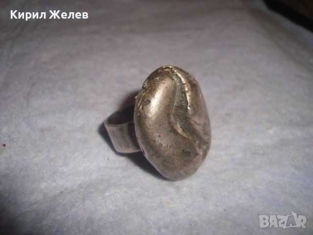 ПОСРЕБРЕН ВИНТИДЖ АРТ ПРЪСТЕН ХЕНД-МЕЙД ДИЗАЙНЕРСКИ УНИКАТ 27686, снимка 5 - Пръстени - 37510177