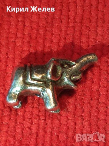 СТАРО СРЕБЪРНО СЛОНЧЕ ВИСУЛКА ЕЛЕМЕНТ от КОЛИЕ АРТ НАНИЗ ВИСОКА ПРОБА СРЕБРО 35518, снимка 2 - Антикварни и старинни предмети - 39298778