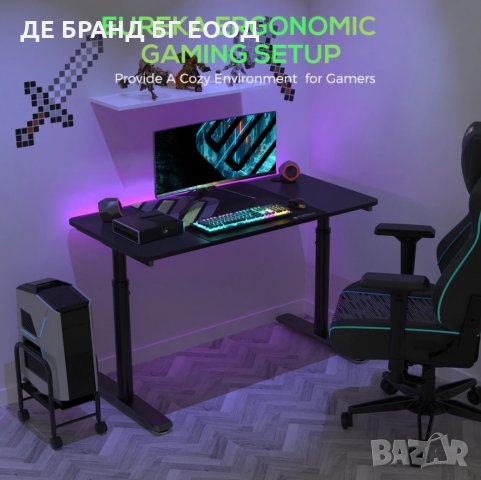 Геймърско бюро ERK-IMOD-47B, снимка 5 - Бюра - 31880333