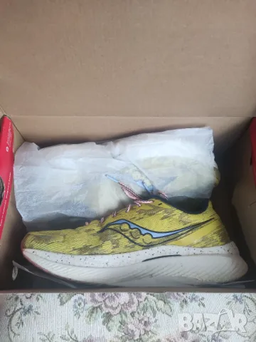 маратонки за бягане Saucony Endorphin Speed 3 Yellow Jaune, снимка 7 - Маратонки - 49749889