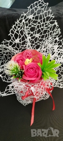 букет сапунени рози, снимка 12 - Романтични подаръци - 52352693