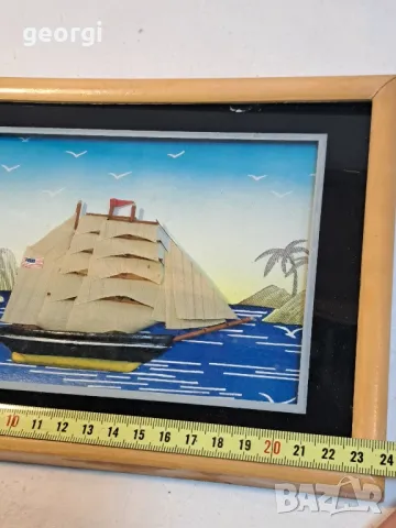 3D мини картина кораб    18/1, снимка 5 - Картини - 49002904