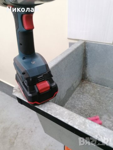 Преходник от Parkside x20 към уреди Bosch, снимка 6 - Винтоверти - 35529168