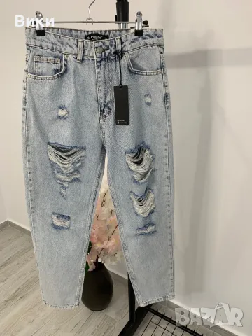 Нови дънки с етикет Mom Fit, снимка 4 - Дънки - 49388196