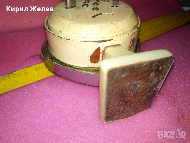 SHANGHAI CHINA Стар РЯДЪК КОЛЕКЦИОНЕРСКИ РЕТРО МЕХАНИЧЕН КИТАЙСКИ БУДИЛНИК ШАНХАЙ 30822, снимка 7 - Антикварни и старинни предмети - 44548944