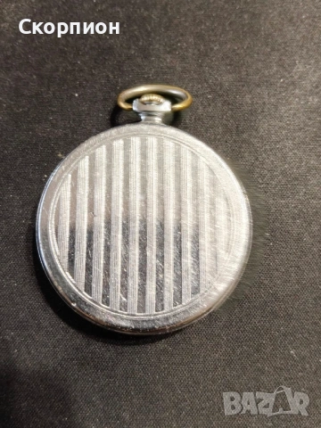 Джобен часовник - Молния - СССР - 18 РУБИНА - АРАБСКИ ЦИФРИ И ЖЪЛТИ СТРЕЛКИ, снимка 13 - Джобни - 48925860