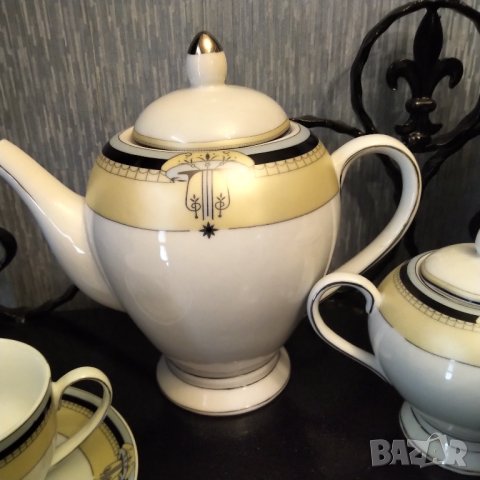 Намален Арт деко порцеланов сервиз 60 те години  , снимка 5 - Антикварни и старинни предмети - 37993509