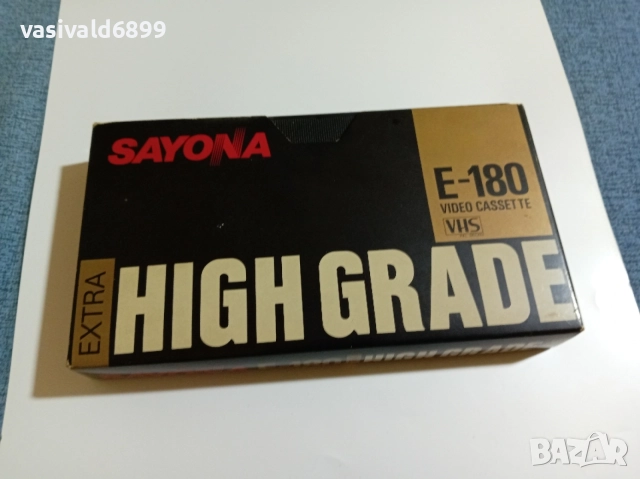 Видеокасета "SAYONA" VHS E180 