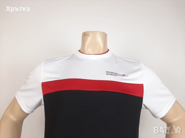 Porsche Motorsport Block - Оригинална мъжка тениска размер M, L, снимка 7 - Тениски - 51797833