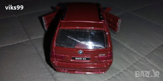 Метална количка BMW X5 - MAISTO 1/42, снимка 3 - Колекции - 39603139