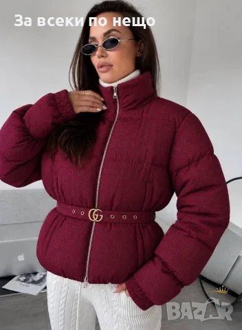 Gucci Дамско Зимно Яке Гучи - Различни Цветове Код SK2077, снимка 2 - Якета - 55889270