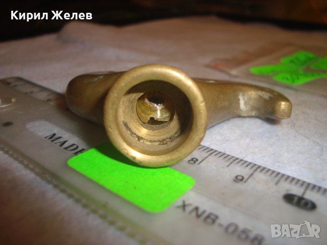 СТАРО БРОНЗОВО ПЕТЛЕ ФИГУРКА МОЖЕ да е от ВРЪХ на ОГРАДА или СТАРО ЗНАМЕ РЯДКО за КОЛЕКЦИЯ 30950, снимка 4 - Колекции - 38127254