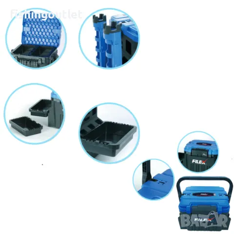 Рибарски куфар стол Fil Fishing TACKLE & SEAT BOX до 150кг товаримост, снимка 6 - Такъми - 50139222