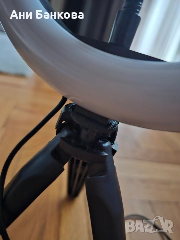  Чисто нов Селфи LED ринг лампа 26 см с трипод и държач

, снимка 4 - Селфи стикове, аксесоари - 54153886