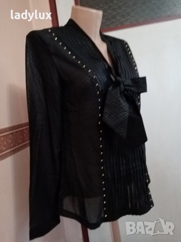 Glamorous, Дамска Блуза с панделка. Код 1726, снимка 9 - Блузи с дълъг ръкав и пуловери - 36679726