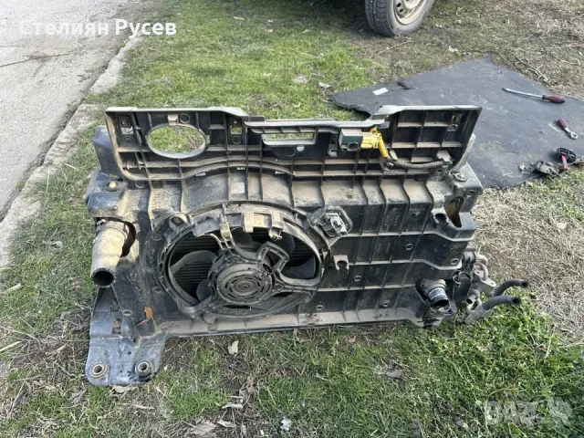 воден + радиатор климатик + виско перки за Fiat Stilo 1.6i бензин воден радиатор 35лв радиатор клима, снимка 4 - Части - 49130946