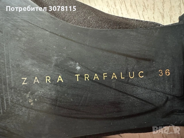 Чехли със естествени пера ZARA , снимка 4 - Чехли - 54091107