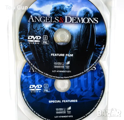 ДВД Ангели и Демони (2 диска) DVD Angels & Demons, снимка 4 - DVD филми - 50186693